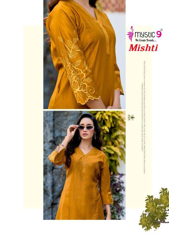Mystic9 mishti vol 1 coord set Wholesale Kurti suppliers in Mumbai